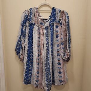 Suzanne Betro Casual Off The Shoulder Sleeves with Tank. Size Small NWT MSRP $77